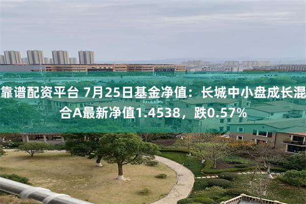 靠谱配资平台 7月25日基金净值：长城中小盘成长混合A最新净值1.4538，跌0.57%