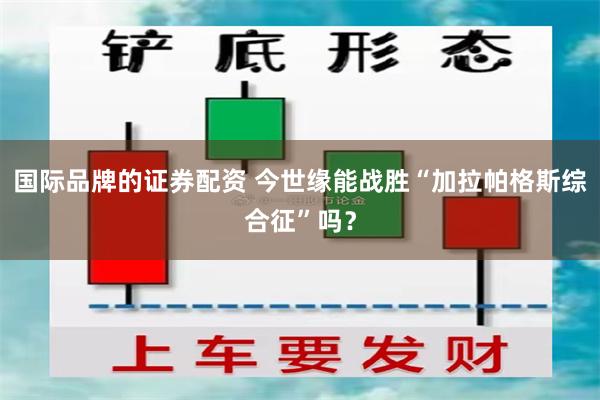 国际品牌的证券配资 今世缘能战胜“加拉帕格斯综合征”吗？