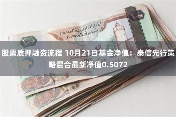 股票质押融资流程 10月21日基金净值：泰信先行策略混合最新净值0.5072